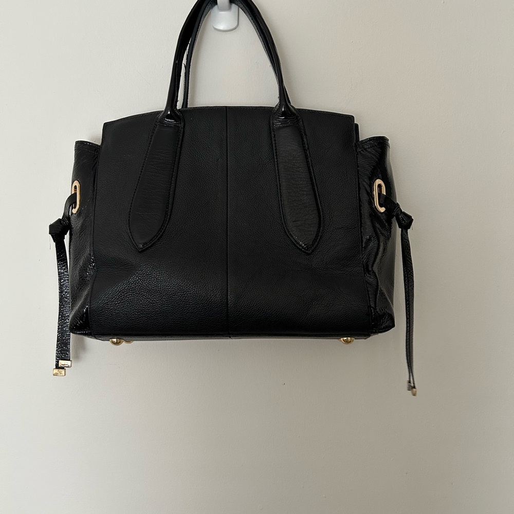 Black Leather Satchel - Picture 2 of 14